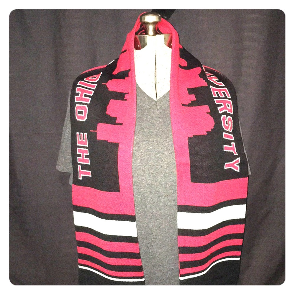 Ohio State Buckeyes Knit Scarf